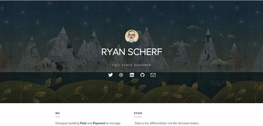 Ryan Scherf | Amazing Freelance Graphic Designers Websites