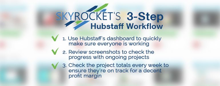 Skyrocket Hubstaff workflow | How an SEO agency saves up to 30% in contractor fees by using Hubstaff