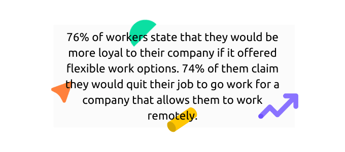 Employees with work flexibility are more loyal