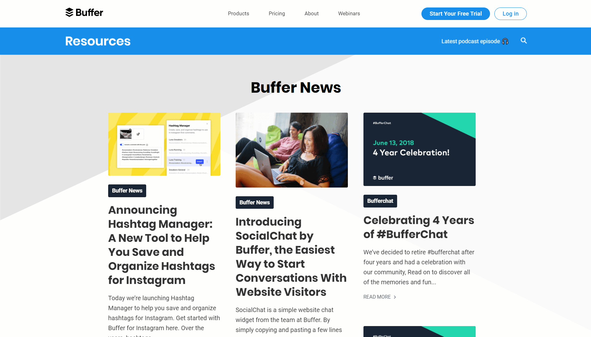 Buffer resources
