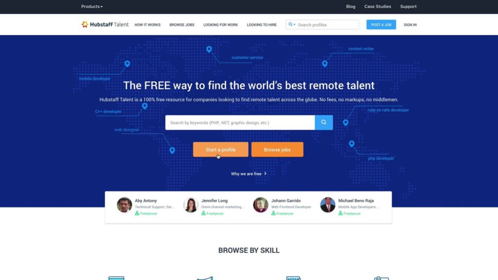 Hubstaff Talent - Alternative to Freelancer.com