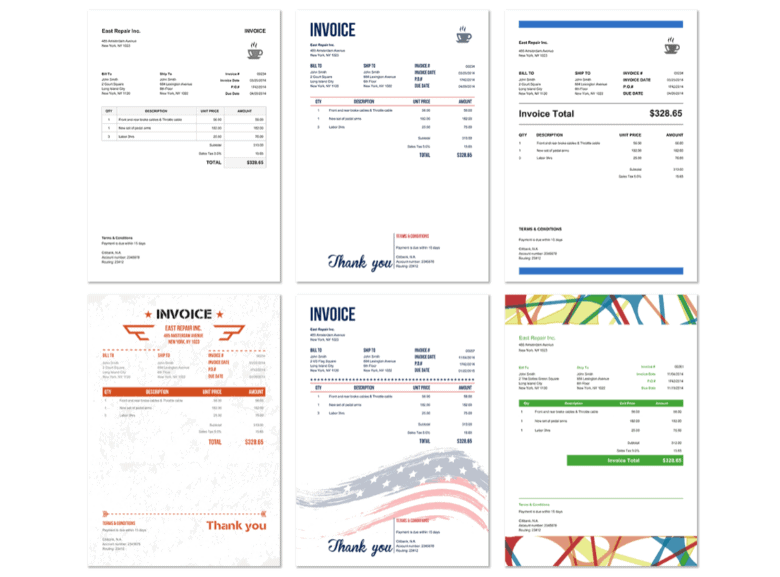 Best Free Invoice Templates [Word, Excel, PDF] - Hubstaff Blog