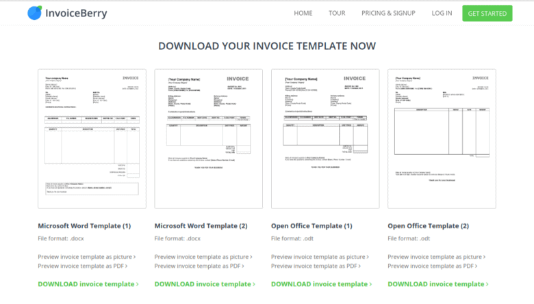 Best Free Invoice Templates [Word, Excel, PDF] - Hubstaff Blog