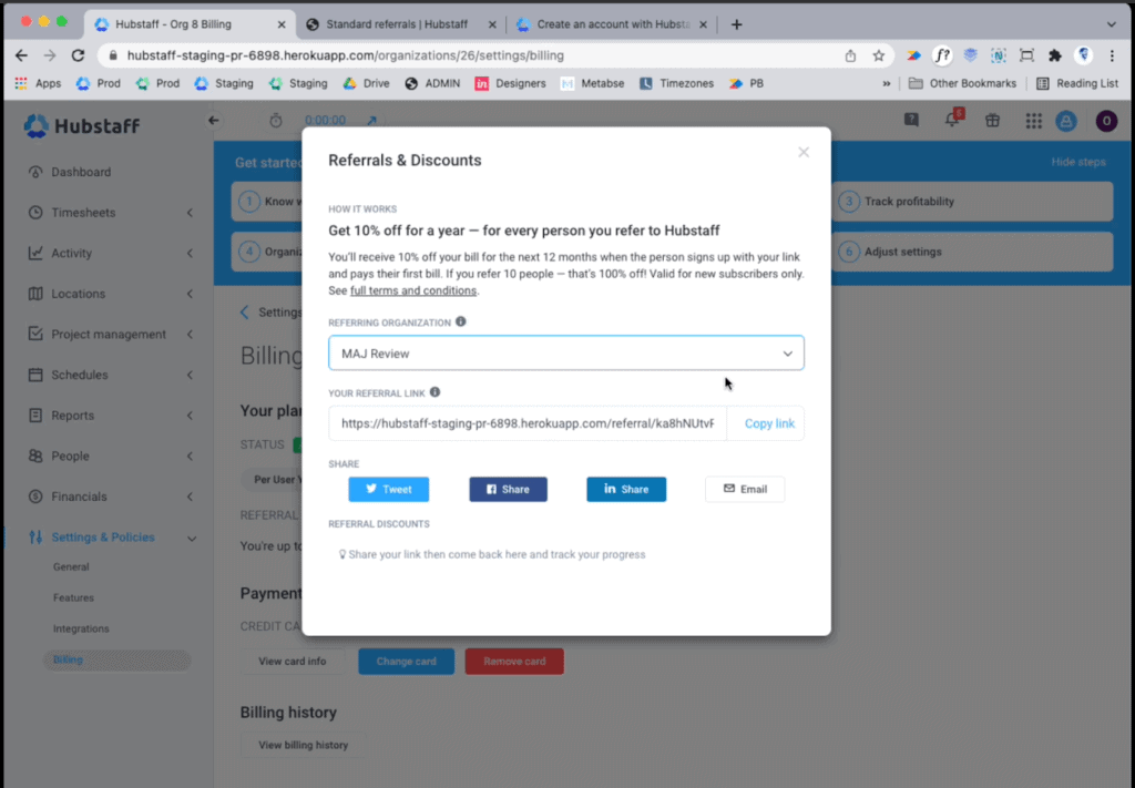 How to Get Hubstaff Premium Free Hubstaff Referral Program