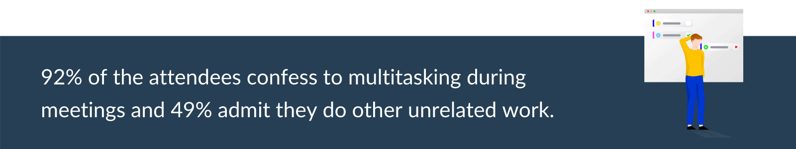 Multitasking during meetings