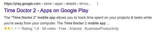 time doctor rating