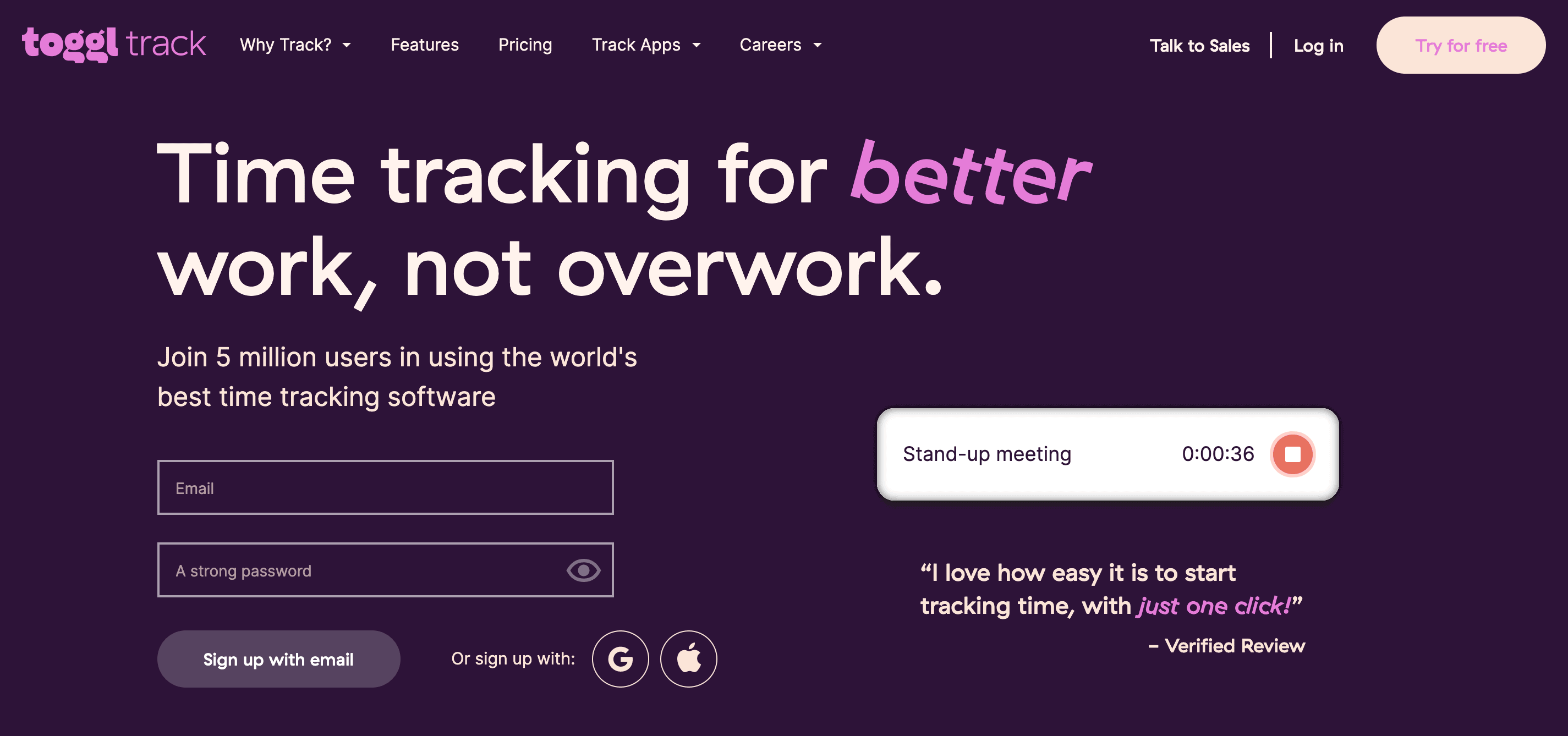 Toggl Track: Time Tracking Software for Any Workflow