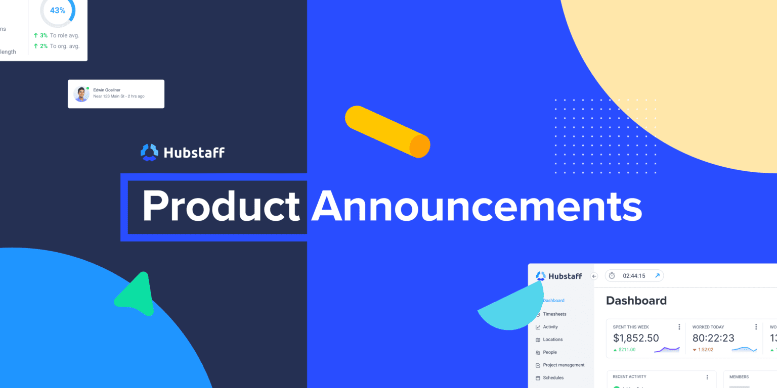 Hubstaff Update New Pricing, Plans, and Product Improvements