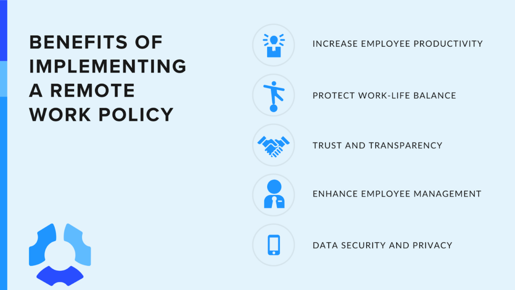 Benefits of implementing a remote work policy