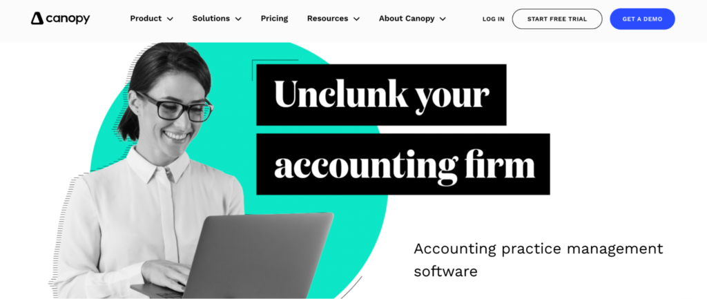 Canopy accounting software page
