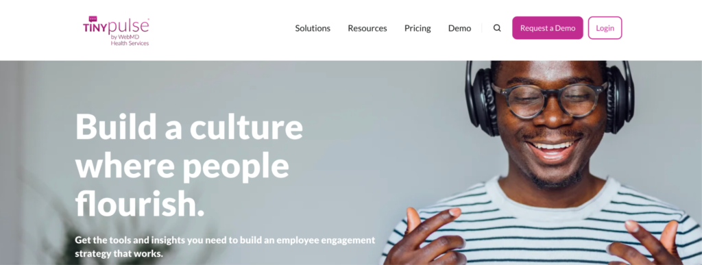 TINYpulse is the employee engagement platform from WebMD