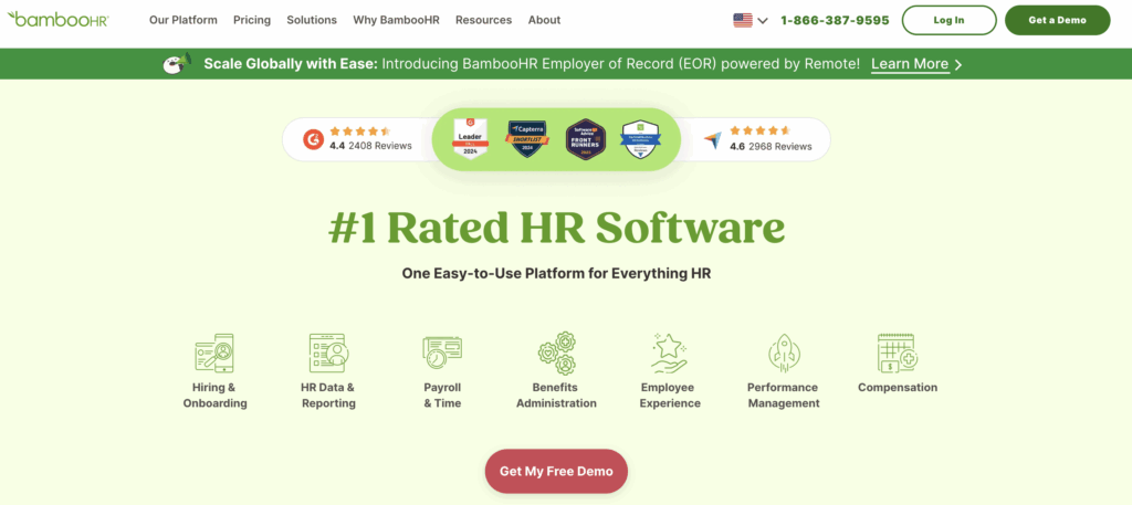 BambooHR hero 2025