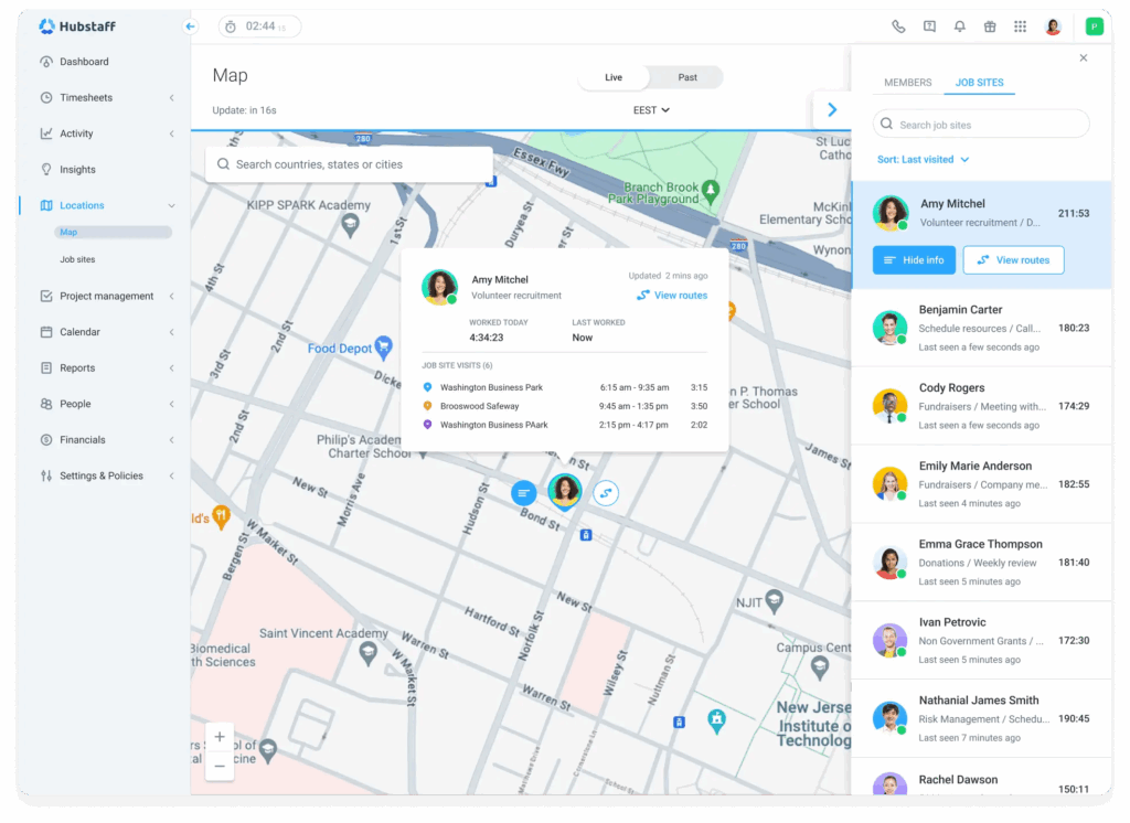GPS Time Tracking