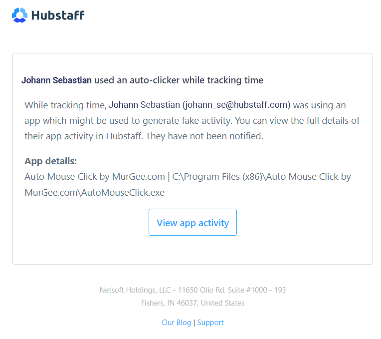Unusual activity detection